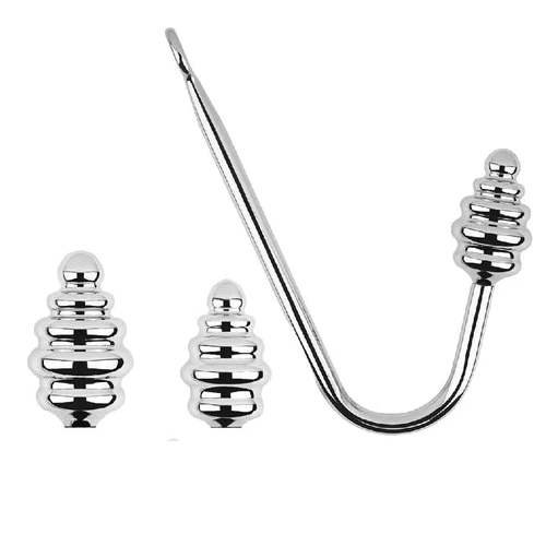 Hook Screw-in Set Anal Ribbed 8826 GreatBenefit 0307